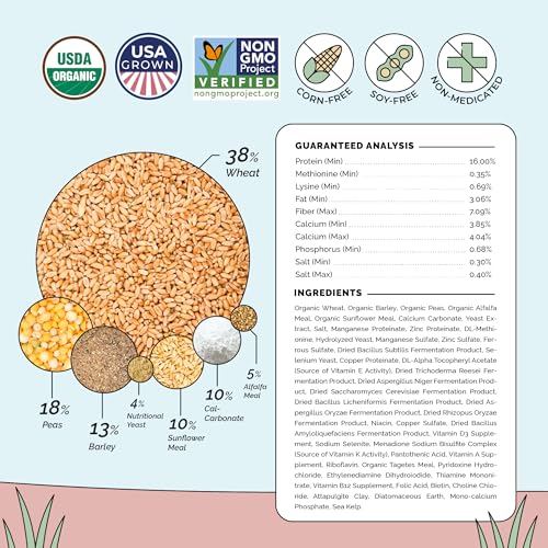 Organic Chicken Feed (Mash / 23 Pound (Pack of 1))