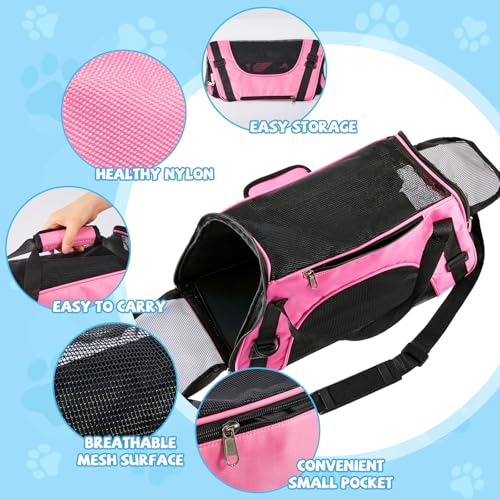 4 Pcs Cat Carrier Soft (Black, Gray, Pink, Blue)