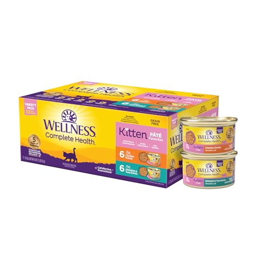 Complete Health Pate Variety Pack Kitten Canned Wet Cat Food (3 Ounce (Pack of 12))