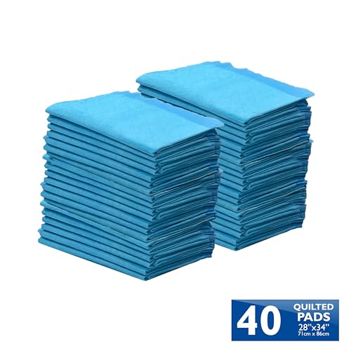 Wee Wee Superior Performance Extra Large Pee Pads for Dogs with Runoff Barrier Edge Guard Protection (40 Count)