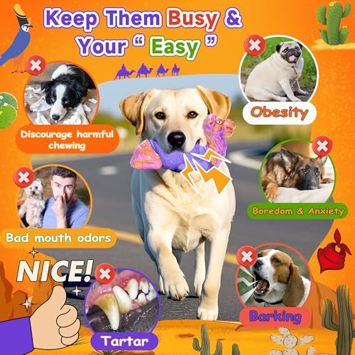 Tough Dog Chew Toys for Aggressive Chewers (Milk Flavor)