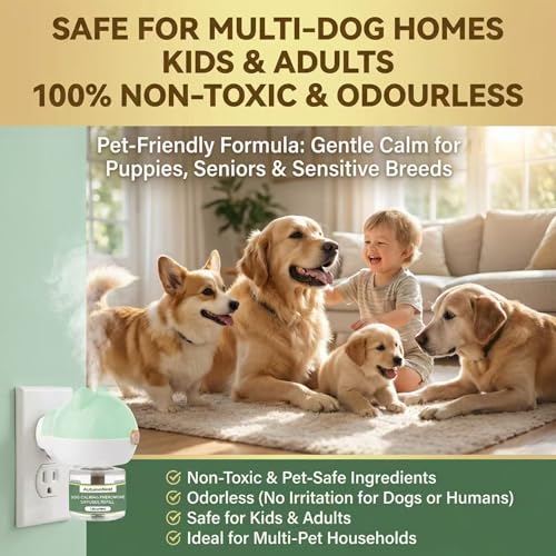 Dog Pheromone Diffuser Kit (6 packs - Bear Diffuser)