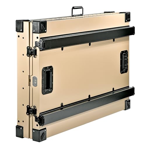 Aluminum Collapsible Dog Crate (Tan / 41.6"L x 29.7"W x 33.9"H)