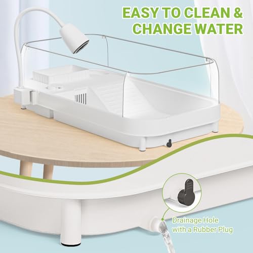 Large Turtle Tank Kit (L Kit-White Lamp)