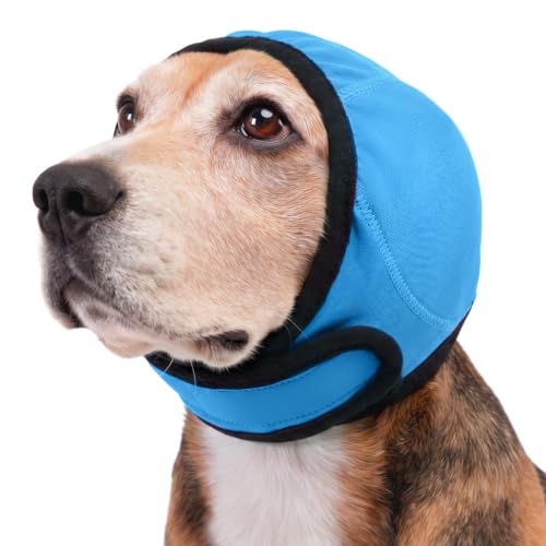Dog Ear Cover Noise Shield Anxiety Relief for Dogs (LakeBlue / S)