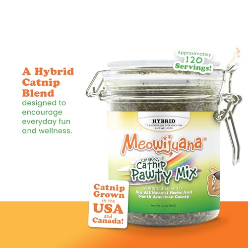 Catnibas Catnip Pawty Mix Jar