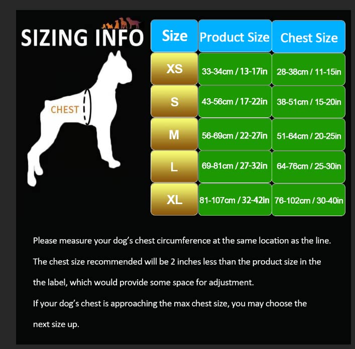 Truelove No Pull Dog Harness with Easy Control Handle and 2 Leash Attachments (X-Large / Orange)