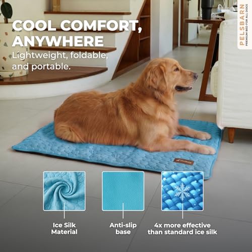 Dog Cooling Mat (Light Blue / X-Large)