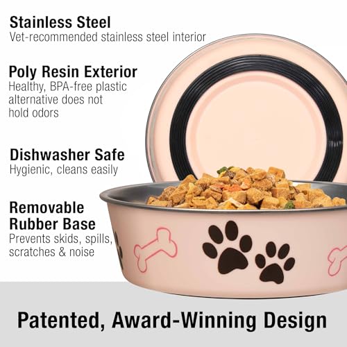 Bella Dog Bowls (Paparazzi Pink / Large (35-65lbs))