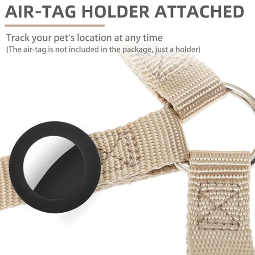 No Pull Dog Harness Large Sized Step (Beige / Large)