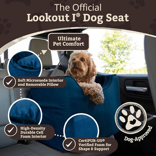 Dog Car Seat for Dogs up to 18lbs (Sapphire / Small)