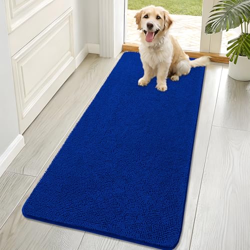 Dog Door Mat for Muddy Paws 70x32 (Royal Blue / 70" X 32")