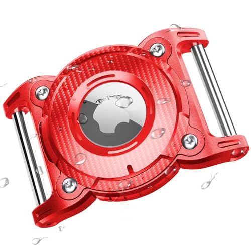 for Airtag Dog Collar Holder (Red / 1 Pack)