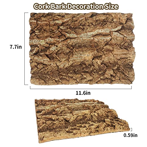 2 PCS Cork Bark Background