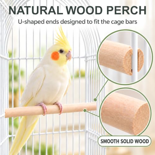 Small Bird Cage (11.8"L x 8.9"W x 15.3"H)