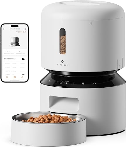 Automatic Cat Feeder (White / 3L-with WiFi)