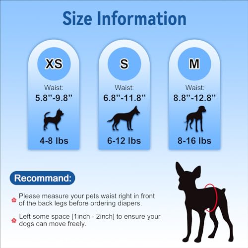 Dog Diapers Female (M)