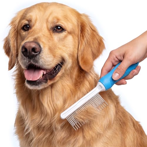Poodle Grooming Comb (Blue / Detangling Pet Comb)