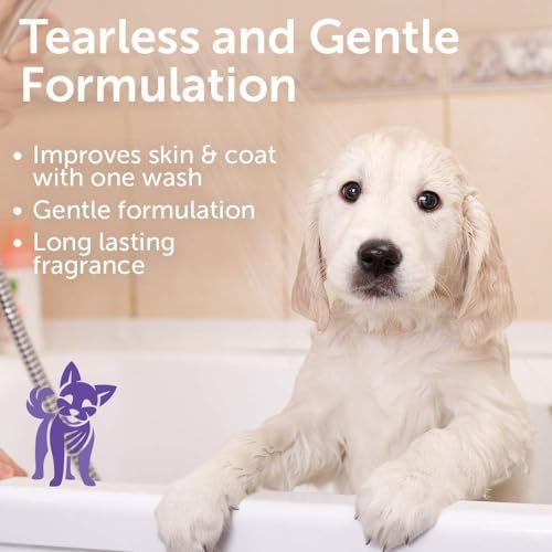 Pet Shampoo for Sensitive Skin (Puppy Tearless Sweet Dreams Shampoo / 1 Gallon)