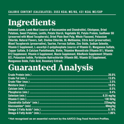 Limited Ingredient Diet Large Breed Dry Dog Food (22 Pound (Pack of 1))