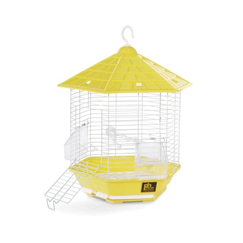 Bali Bird Cage Compatible with Stand (Yellow)
