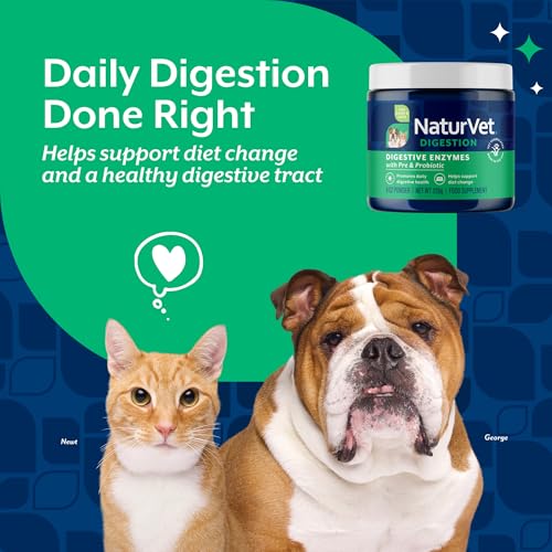 Digestive Enzymes with Pre & Probiotic for Dogs & Cats (8 oz Powder)