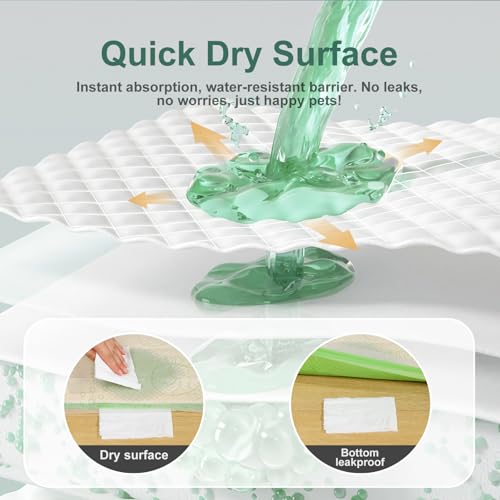 Dog Pee Pads with Adhesive Strips 50Count (19" x 30" (50 Ct))