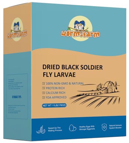 11LB Dried Black Soldier Fly Larvae (11 Pound (Pack of 1))