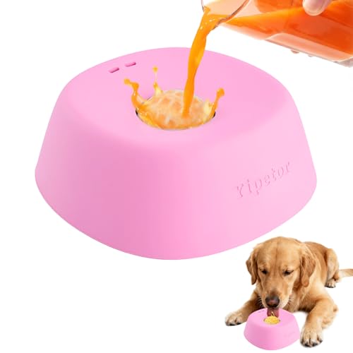 Dog Lick Bowl (pink / Medium)