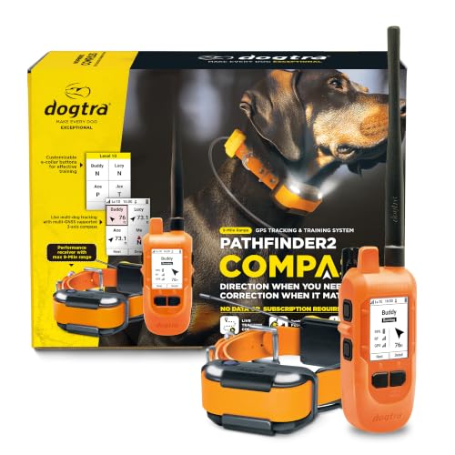 PATHFINDER2 Compass Live GPS Dog Tracking & Training System (Pathfinder 2 Compass / 35 lbs and up)