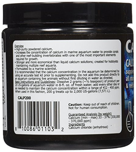 Calcion P Powder Calcium Reef Supplement (200-g)