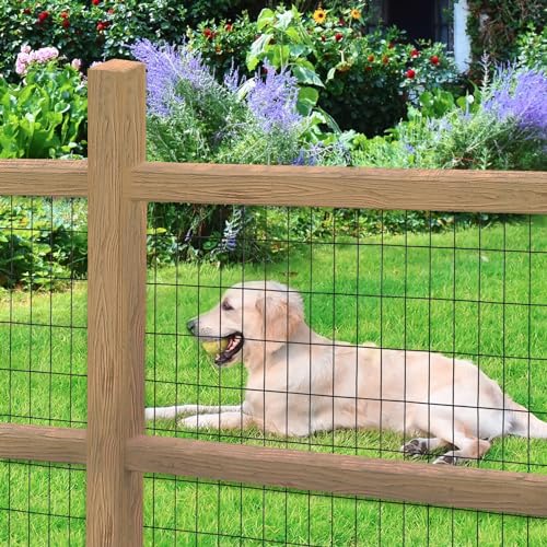 Black PVC Coated Welded Wire Fence 56" x 50' Roll (Black / 2''x4'' 14GA 56''x50')