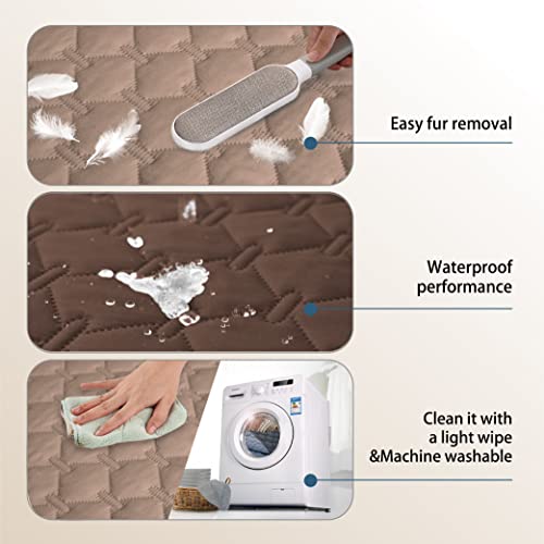 Waterproof Blanket (30x70 Inch (Pack of 1) / Dark Chocolate/Light Chocolate)