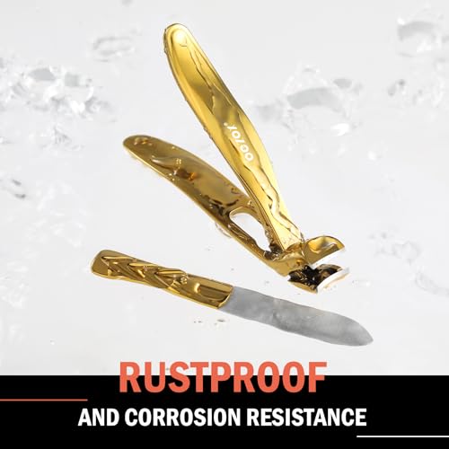Toenail Clippers for Seniors (Golden / Large)