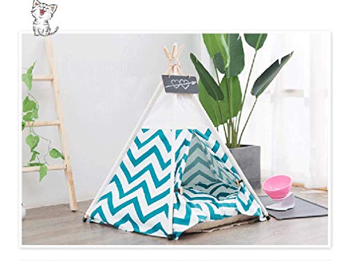 Cat Teepee Tent 16" x 20" (16"L x 16"W x 20"H (Weighing up to 15lbs/ 7kg))