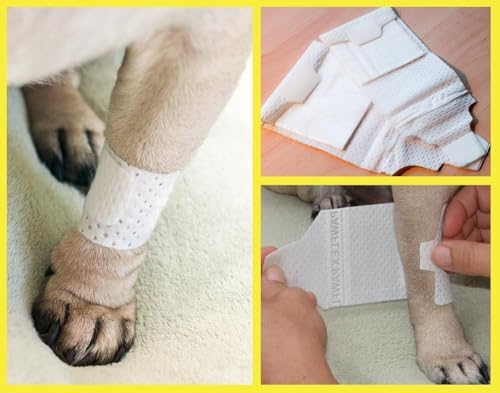 Basic Leg Bandages for Dogs (2XS/XS 20-Pack)