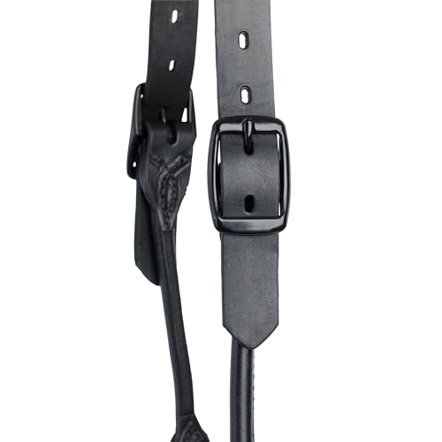 Weaver Leather Livestock Black Magic Show Halter (Medium / Black)