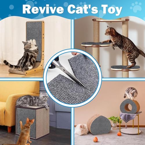 Cat Scratch Couch Furniture Protector (Dark Grey 15.7"X39.4")