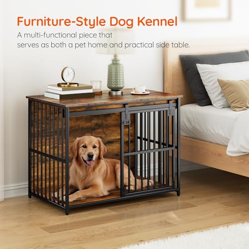 Dog Crate Furniture (Rustic Brown)