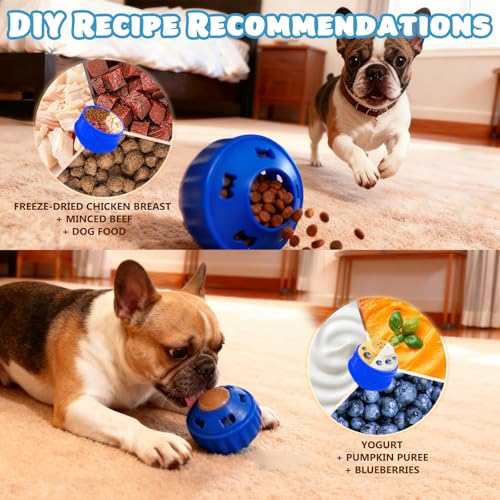 6 Value Pack Enrichment Toys for Dogs Lick Mat (Blue-Green-Klein-Yellow)