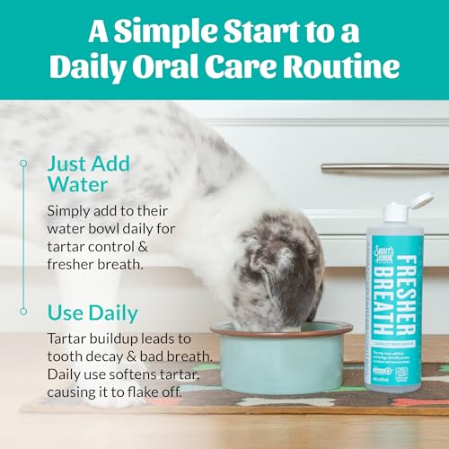 Fresher Breath Water Additive for Dogs and Cats (16 Ounce (Pack of 1))
