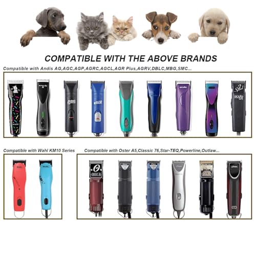 2PCS T84 Blade Dog Grooming Blades Compatible with Andis Dog Clipper (2pc #T84)