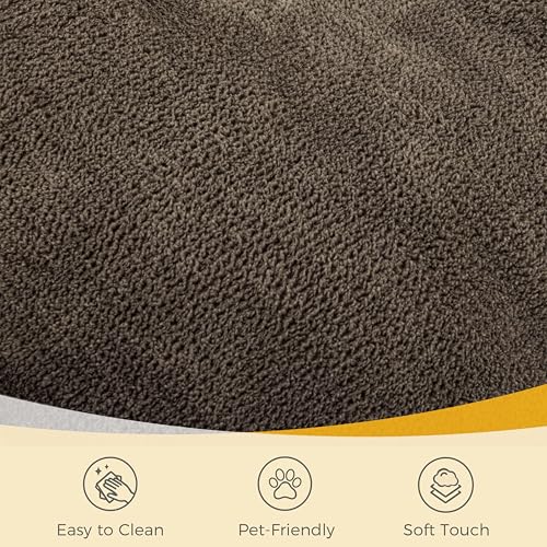 43.4" Dog Couch for Small Medium Breed Pet Sofa Bed PS581 Mocha (Mocha)