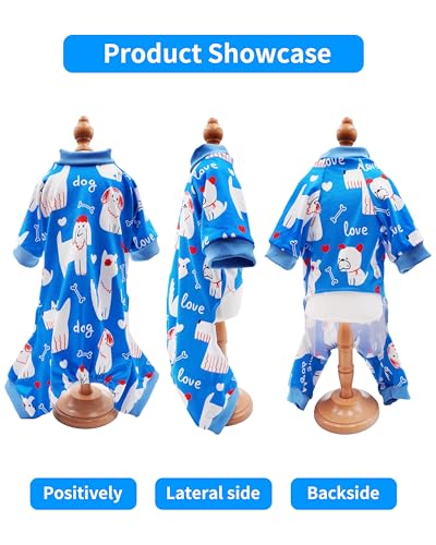 4 Pack Unicorn Dog Pajamas for Extra Small Doggies (X-Small)