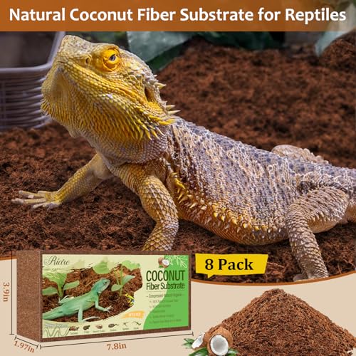 8 Pack Natural Coconut Fiber Substrate (8 pack)