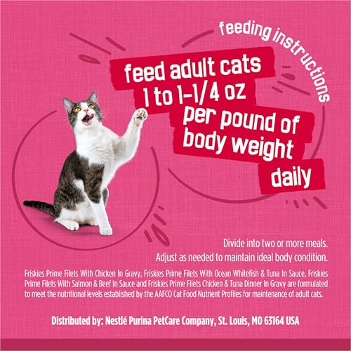 Purina Friskies Prime Filets Cat Food Variety Pack (16.5 Pound (Pack of 1))
