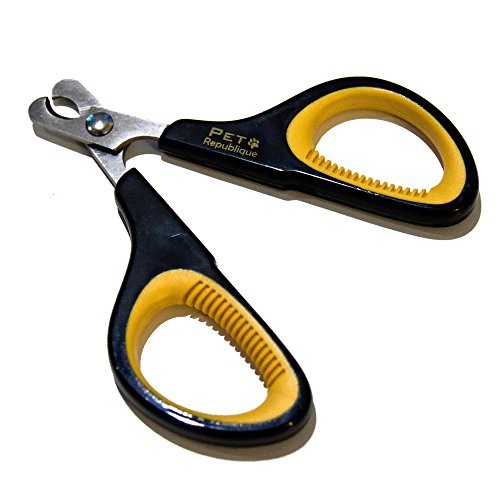 Cat Nail Clippers by Pet Republique (Black & Yellow)