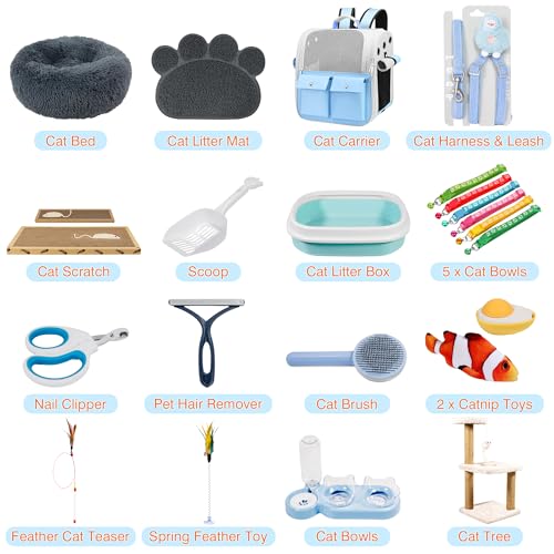20PCS Kitten Starter Kit (blue)
