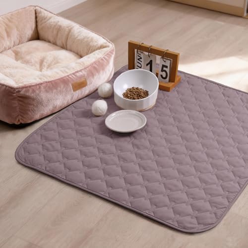 100% Double Sided Waterproof Dog Blanket Soft Pet Bed Cover Reversible Protect Furniture Couch Sofa Car for Puppy Large Dog Cat (30x30 Inch (Pack of 1) / Dark Sea Fog/Light Sea Fog)