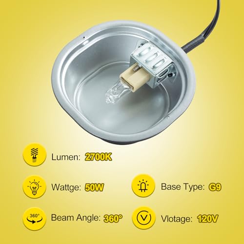 G9 Reptile Heat Lamp Combo Kit (Warm White)